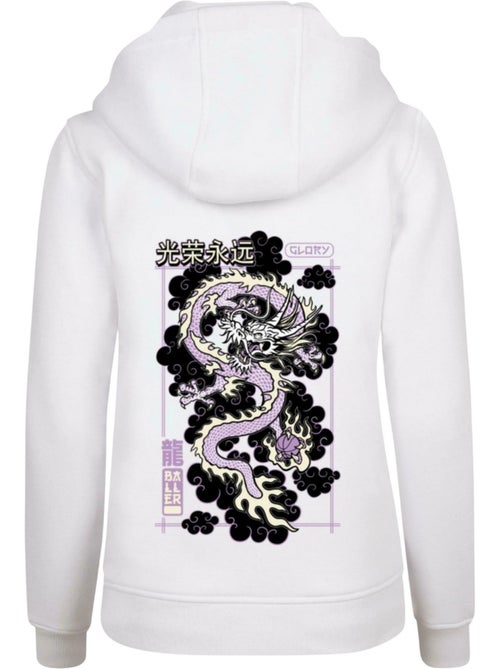 Sudadera glory diseño dragón para mujer - mister tee - Kiabi