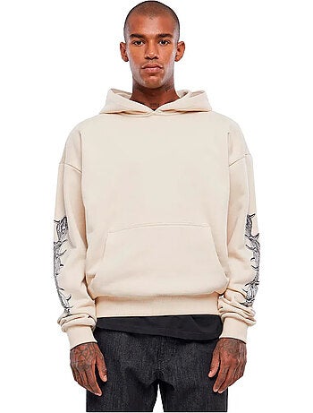 Sudadera god loyalty love de ultrapesada para hombre - mister tee