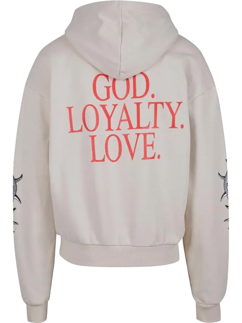 Sudadera god loyalty love de ultrapesada para hombre - mister tee Beige - Kiabi
