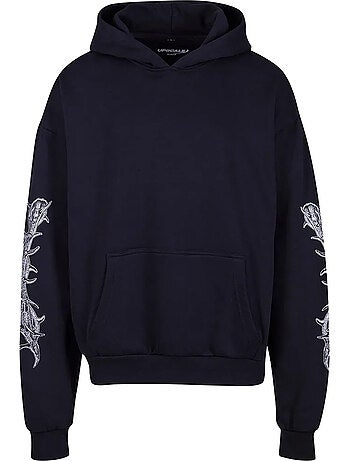 Sudadera god loyalty love de ultrapesada para hombre - mister tee