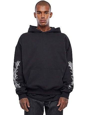 Sudadera god loyalty love de ultrapesada para hombre - mister tee