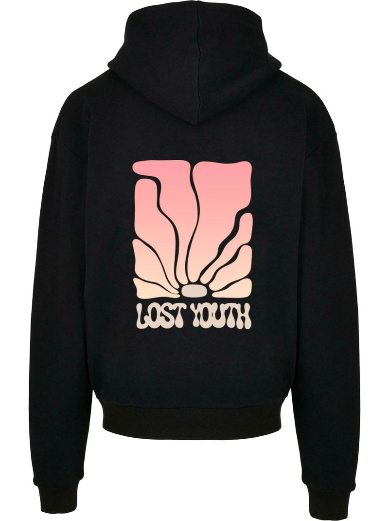 Sudadera golden horizon para hombre - lost youth Negro - Kiabi