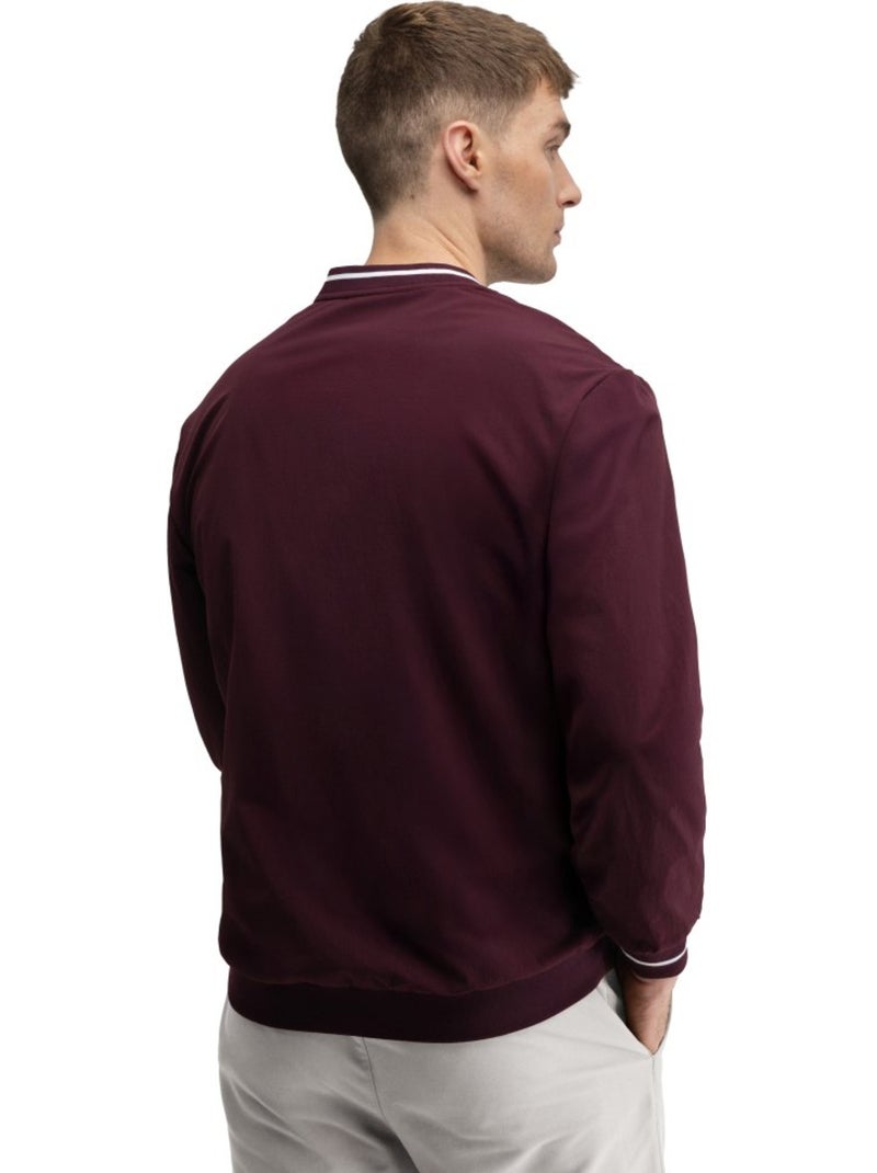 Sudadera golf cortavientos hombre golf hombre stinger cherry Rojo - Kiabi