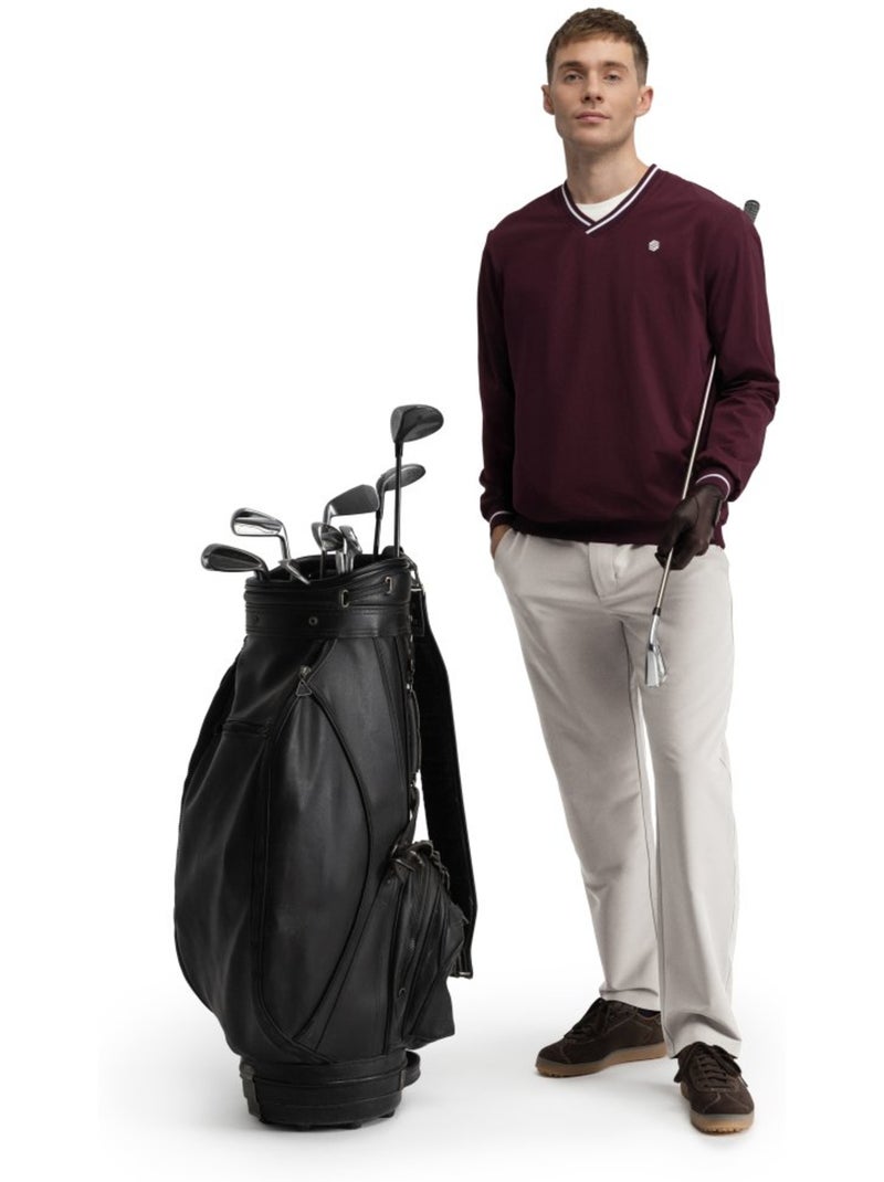 Sudadera golf cortavientos hombre golf hombre stinger cherry Rojo - Kiabi