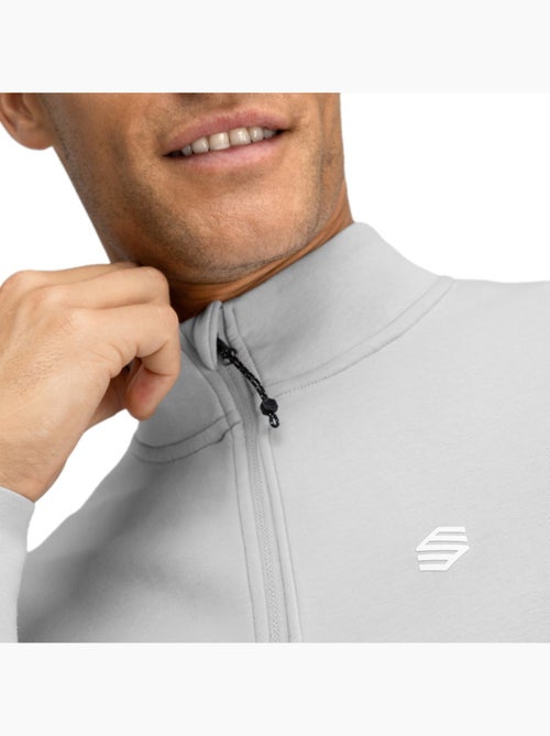 Sudadera golf media cremallera hombre golf hombre divot gray - Kiabi Sudadera golf media cremallera hombre golf hombre divot gray - Kiabi