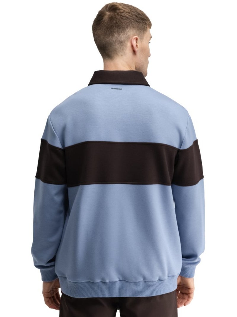 Sudadera golf media cremallera hombre golf hombre eagle Azul - Kiabi
