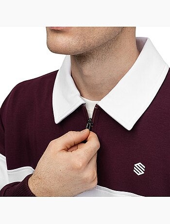 Sudadera golf media cremallera hombre golf hombre eagle cherry