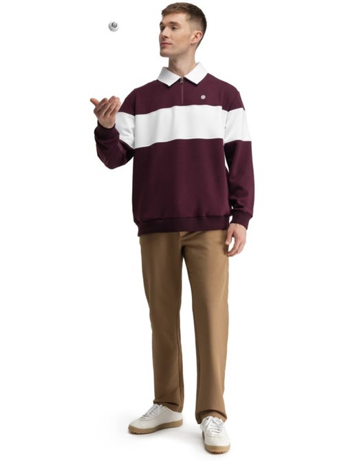 Sudadera golf media cremallera hombre golf hombre eagle cherry - Kiabi Sudadera golf media cremallera hombre golf hombre eagle cherry - Kiabi
