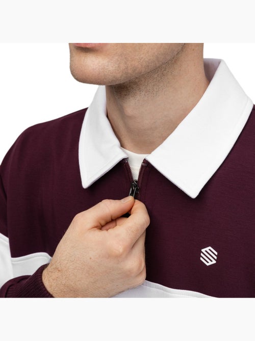 Sudadera golf media cremallera hombre golf hombre eagle cherry - Kiabi Sudadera golf media cremallera hombre golf hombre eagle cherry - Kiabi