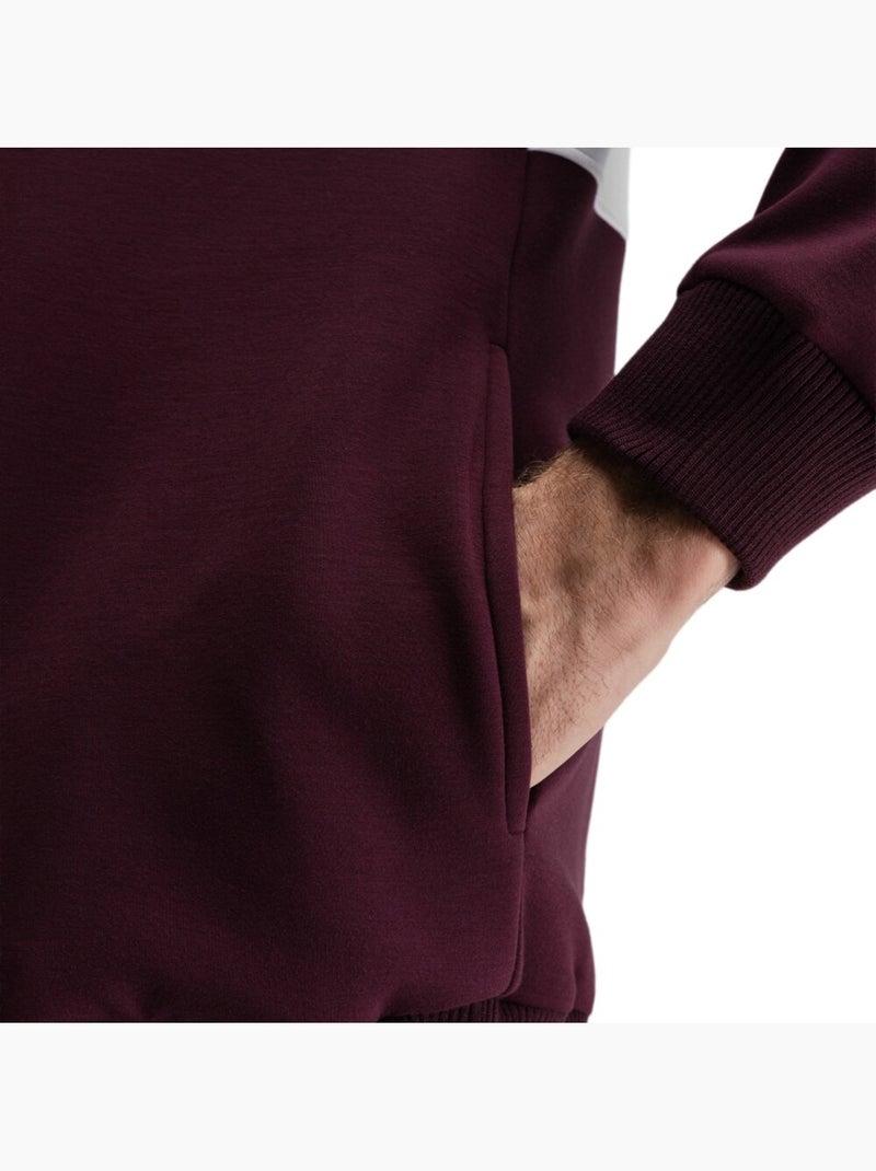 Sudadera golf media cremallera hombre golf hombre eagle cherry Rojo - Kiabi