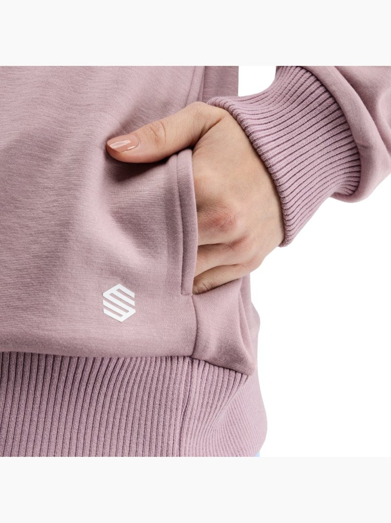 Sudadera golf media cremallera mujer golf mujer eagle-w Rosa - Kiabi