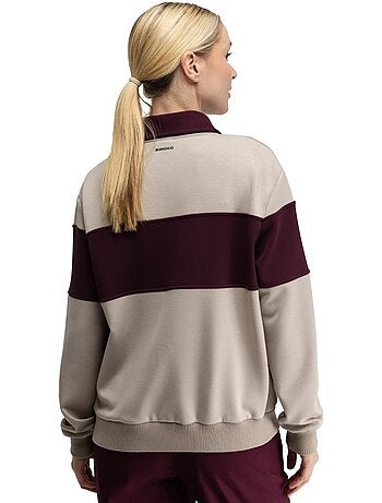 Sudadera golf media cremallera mujer golf mujer eagle-w sand