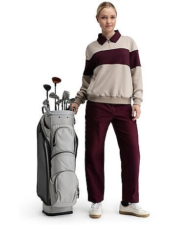 Sudadera golf media cremallera mujer golf mujer eagle-w sand