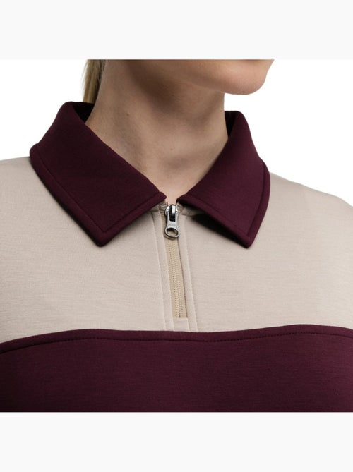 Sudadera golf media cremallera mujer golf mujer eagle-w sand - Kiabi Sudadera golf media cremallera mujer golf mujer eagle-w sand - Kiabi