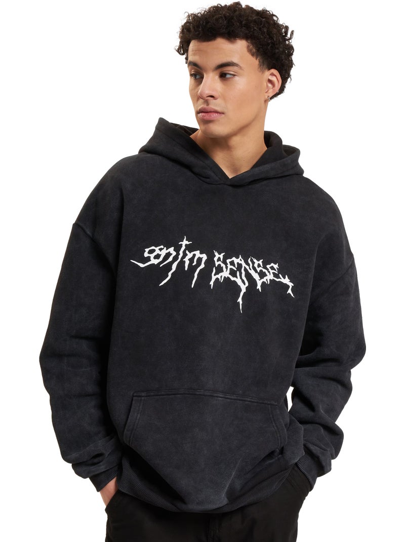 Sudadera gótica para hombre - 9n1m sense Negro - Kiabi