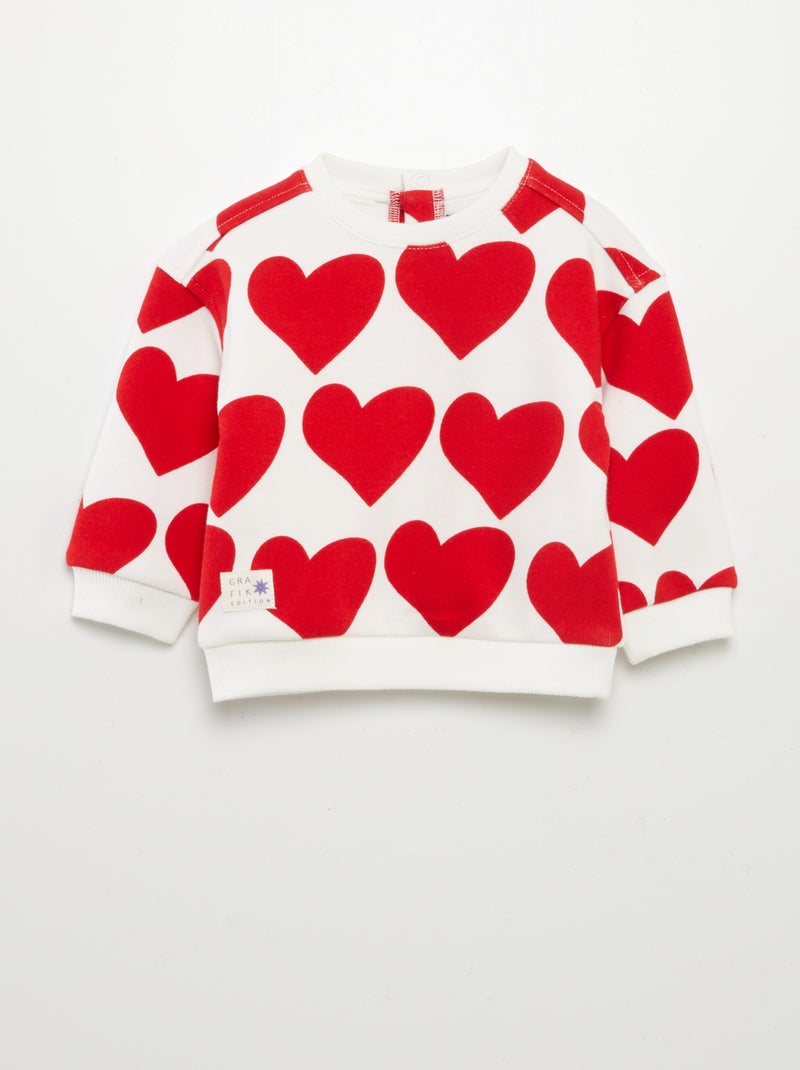 Sudadera grafik edition BLANCO - Kiabi