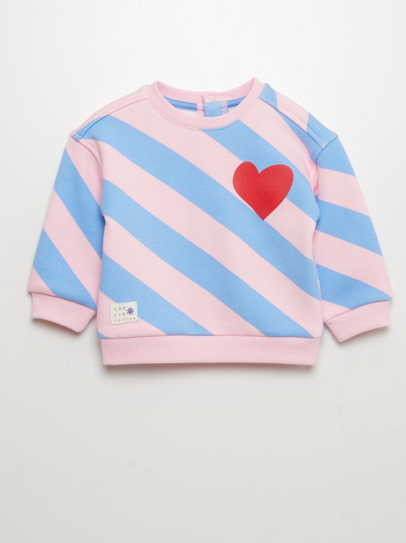 Sudadera grafik edition ROSA - Kiabi