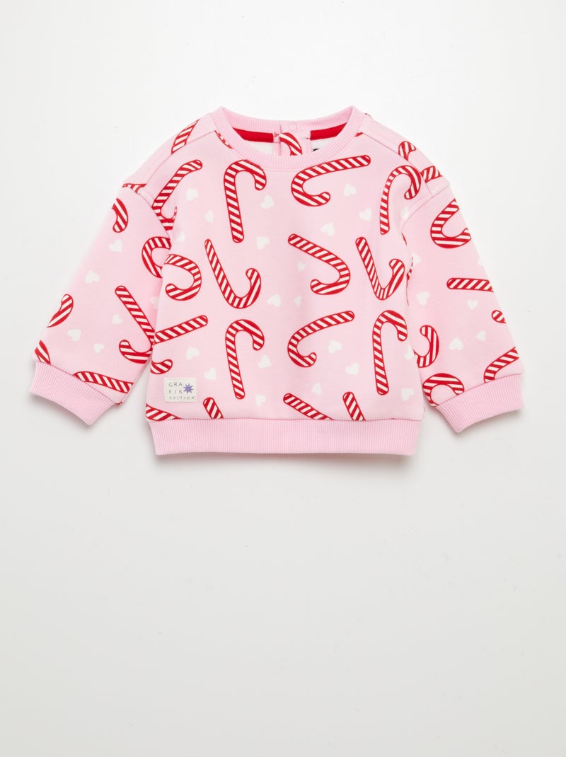 Sudadera grafik edition ROSA - Kiabi