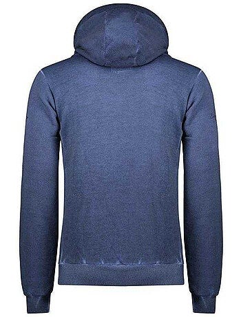 Sudadera gymclass eo diseño insignia de teñida con nudos para hombre - geographical norway