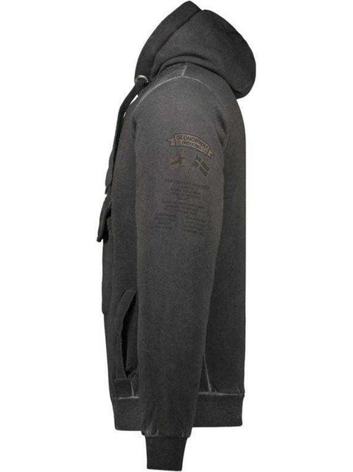 Sudadera gymclass eo diseño insignia de teñida con nudos para hombre - geographical norway - Kiabi