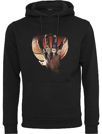 Sudadera hail the king diseño estampado en espalda para hombre - mister tee