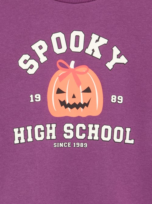 Sudadera 'Halloween' de forro polar - Kiabi
