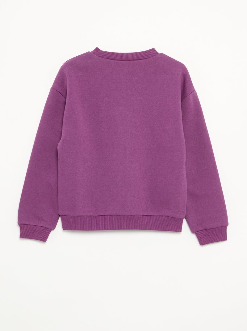 Sudadera 'Halloween' de forro polar Negro - Kiabi