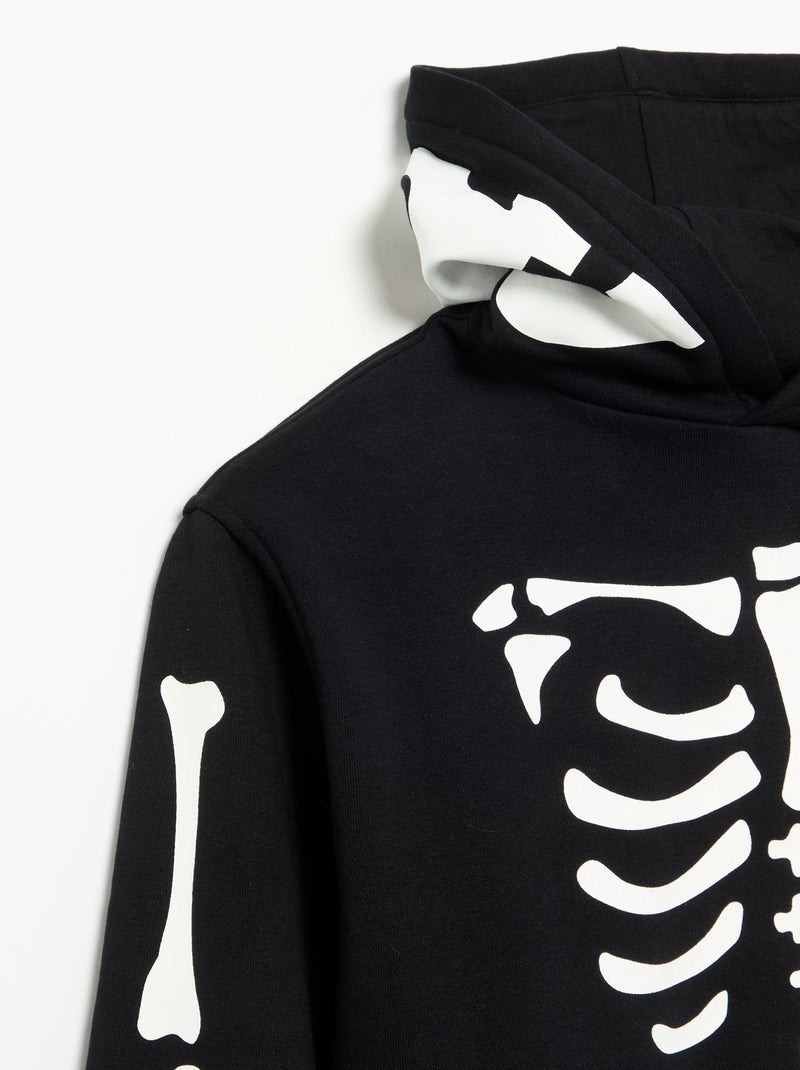 Sudadera 'Halloween' de manga larga Negro - Kiabi