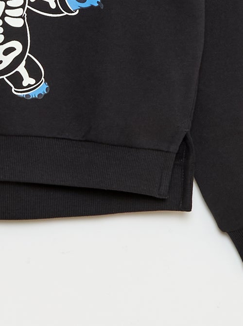 Sudadera halloween 'Disney' 'Stitch' de algodón - Kiabi