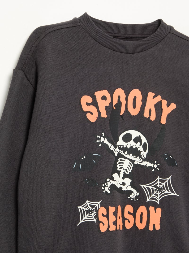 Sudadera 'Halloween' 'Disney' 'Stitch' Negro - Kiabi
