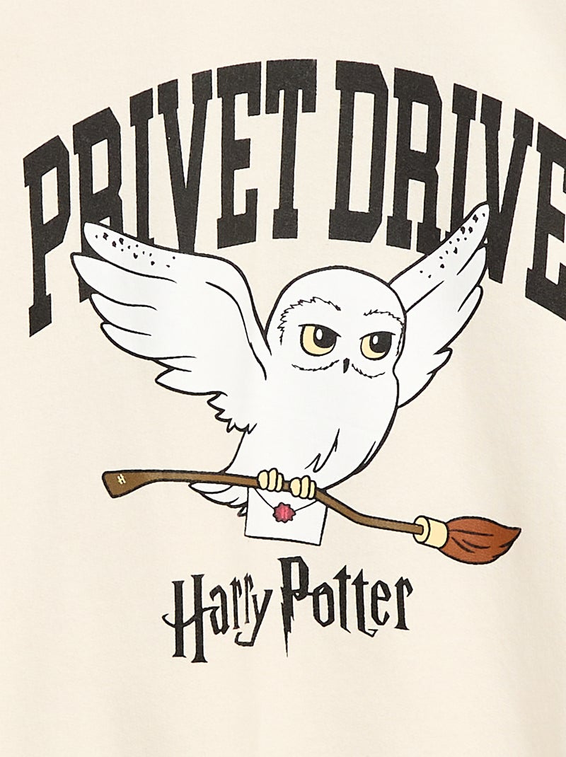 Sudadera 'Harry Potter' en felpa perchada suave y cálida Blanco - Kiabi