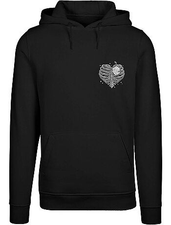 Sudadera heart cage diseño estampado en espalda para hombre - mister tee