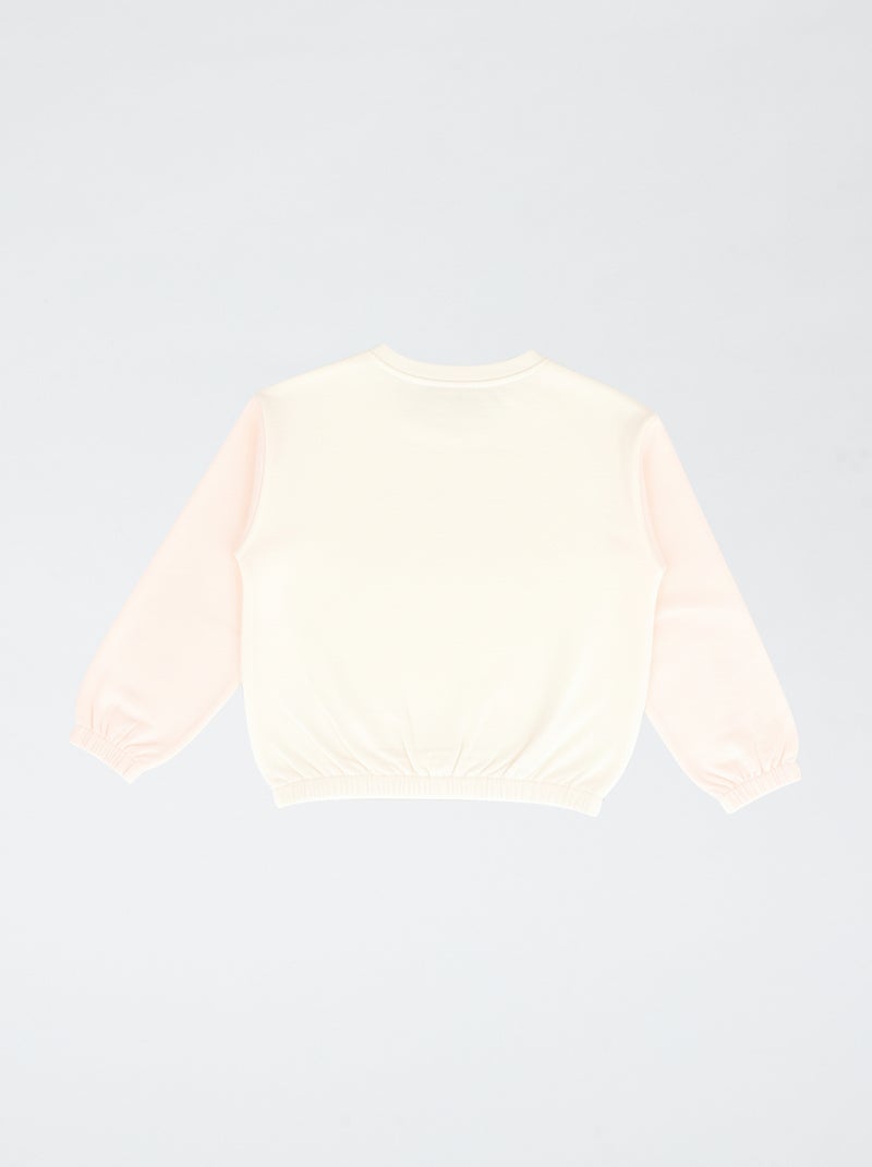Sudadera \'Hello Kitty\' bicolor Blanco - Kiabi