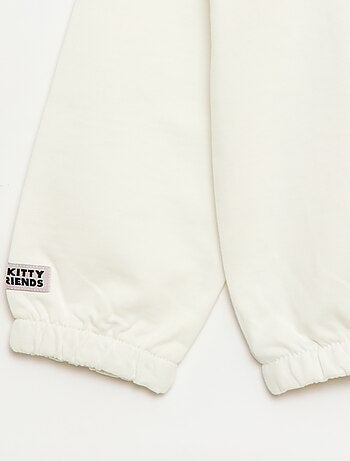 Sudadera 'Hello Kitty' con estampados y bordados