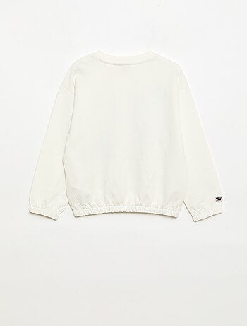 Sudadera 'Hello Kitty' con estampados y bordados