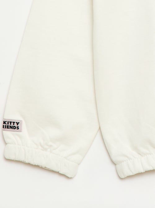 Sudadera 'Hello Kitty' con estampados y bordados - Kiabi