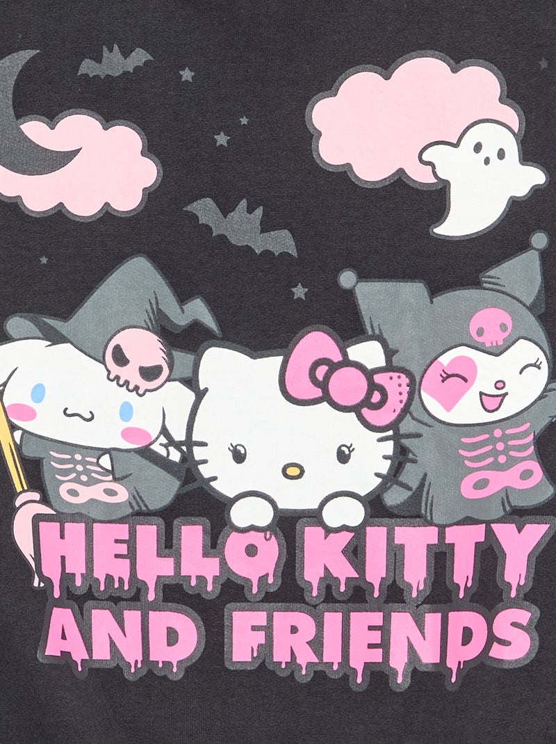 Sudadera 'Hello Kitty' de manga larga Negro - Kiabi