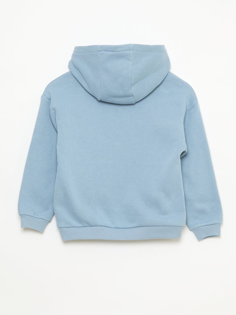 Sudadera holgada con capucha Azul - Kiabi