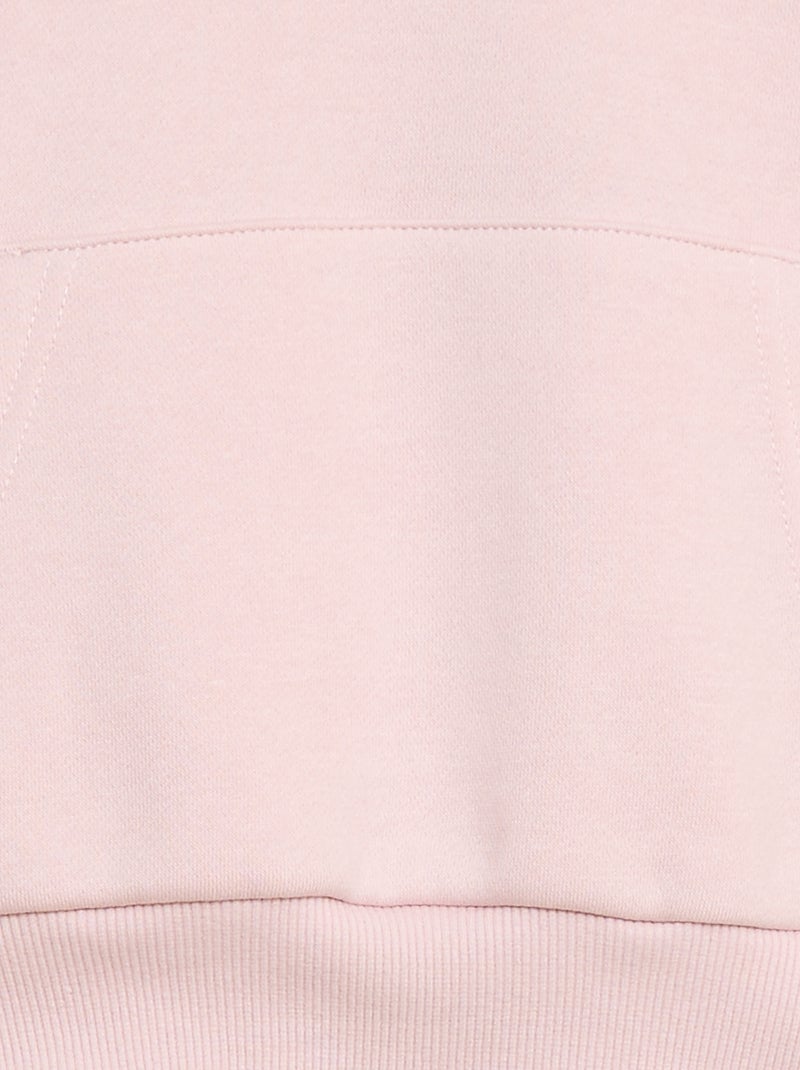 Sudadera holgada con capucha Rosa - Kiabi