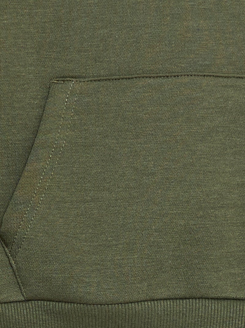 Sudadera holgada con capucha Verde - Kiabi