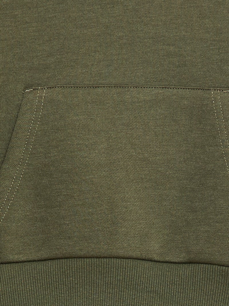 Sudadera holgada con capucha Verde - Kiabi