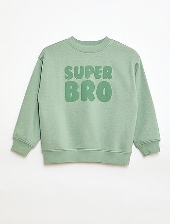 Sudadera holgada con diseño