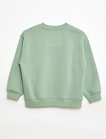 Sudadera holgada con diseño