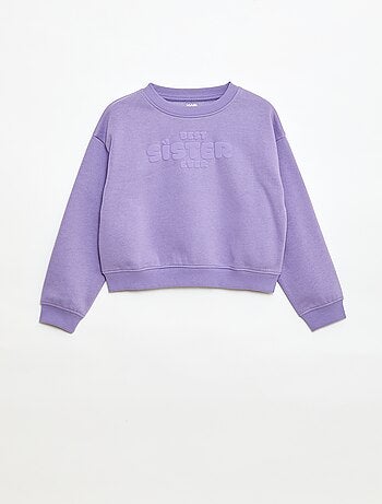 Sudadera holgada con motivo