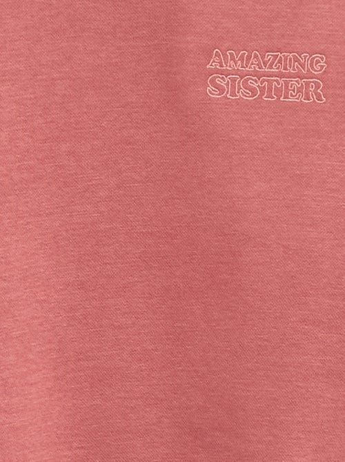 Sudadera holgada con motivo "sister" - Kiabi