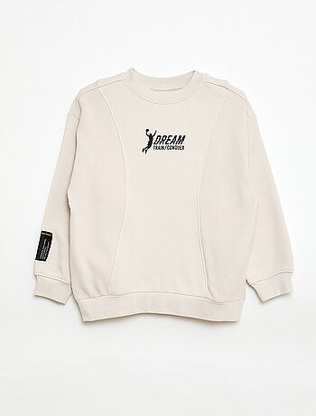 Sudadera holgada de felpa