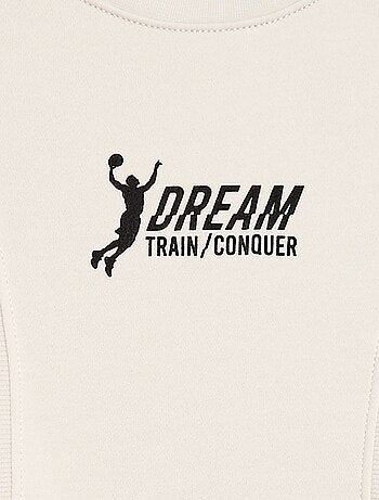 Sudadera holgada de felpa