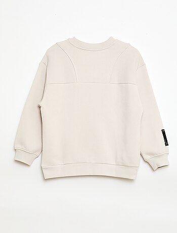 Sudadera holgada de felpa