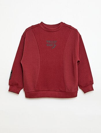 Sudadera holgada de felpa