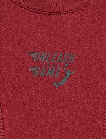 Sudadera holgada de felpa